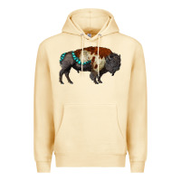 Pina Colada gemstone bison Premium Hoodie - RanaPortraitStore