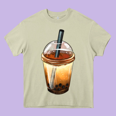 Bobba Cup Heavy Core Tee Designed By Fadigitalartstudio