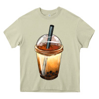 Mossy Bobba cup Heavy Core Tee - FaDigitalArtStudio
