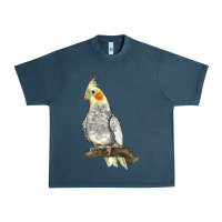 Midnight Navy Cocktail Parrot Urban Heavy Tee - LillyAllenDesigns