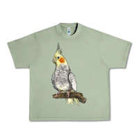 Oil Green Cocktail Parrot Urban Heavy Tee - LillyAllenDesigns