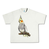 Pistachio Cocktail Parrot Urban Heavy Tee - LillyAllenDesigns