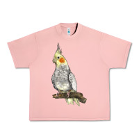 Salmon Cocktail Parrot Urban Heavy Tee - LillyAllenDesigns
