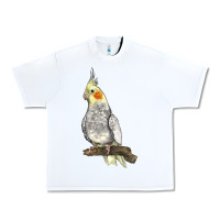 White Cocktail Parrot Urban Heavy Tee - LillyAllenDesigns