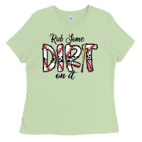 Rub Somedirt On It Baseball Ladies Tee | Teevron