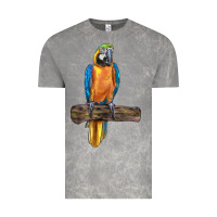 Cloud Rock blue throated macaw Vintage Tee - LillyAllenDesigns