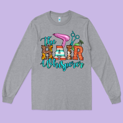 The Hair Whisperer Long Sleeve Tee Designed By Artiststas