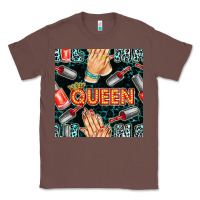 Chestnut nail queen hand and polish with lights and leopard seamless pattern bb Classic Tee - BundleAndBundleShop