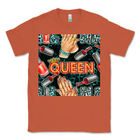 Copper nail queen hand and polish with lights and leopard seamless pattern bb Classic Tee - BundleAndBundleShop