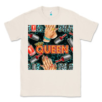 Natural nail queen hand and polish with lights and leopard seamless pattern bb Classic Tee - BundleAndBundleShop