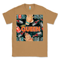 Toasted Coconut nail queen hand and polish with lights and leopard seamless pattern bb Classic Tee - BundleAndBundleShop