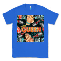 True Royal nail queen hand and polish with lights and leopard seamless pattern bb Classic Tee - BundleAndBundleShop