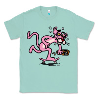 Seafoam pink panther Classic Tee - linhVisuals