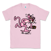 Bubblegum Pink pink panther Classic Tee - linhVisuals