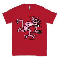 Red pink panther Classic Tee - linhVisuals