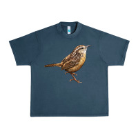 Midnight Navy Ccarolina Wren Urban Heavy Tee - LillyAllenDesigns