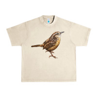 Sandshell Ccarolina Wren Urban Heavy Tee - LillyAllenDesigns