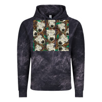 Cloud Black white Scottish calf Vintage Hoodie - BarkalooDesign
