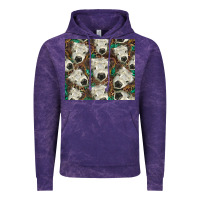 Cloud Purple white Scottish calf Vintage Hoodie - BarkalooDesign