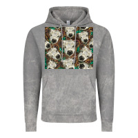 Cloud Rock white Scottish calf Vintage Hoodie - BarkalooDesign