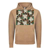 Vintage Coffee white Scottish calf Vintage Hoodie - BarkalooDesign