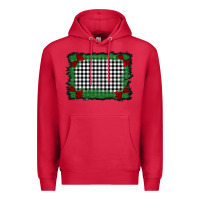 Cardinal christmas black and white background Premium Hoodie - BarkalooDesign