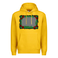 Lemon christmas black and white background Premium Hoodie - BarkalooDesign