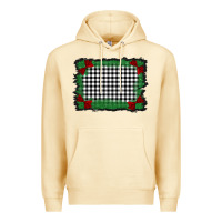 Pina Colada christmas black and white background Premium Hoodie - BarkalooDesign