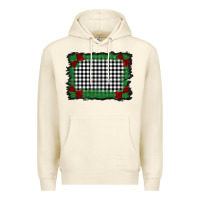 Sandshell christmas black and white background Premium Hoodie - BarkalooDesign