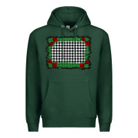Sports Green christmas black and white background Premium Hoodie - BarkalooDesign