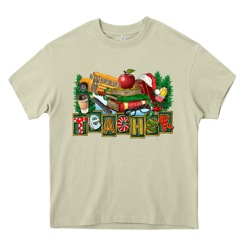 Christmas Teacher Heavy Core Tee by FaDigitalArtStudio | Teevron