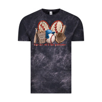 Cloud Black take me out to the ballgame Vintage Tee - RacoonDesign