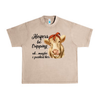 French Oak heifer's be trippin' charolais cow Urban Heavy Tee - RanaPortraitStore
