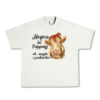 Pistachio heifer's be trippin' charolais cow Urban Heavy Tee - RanaPortraitStore