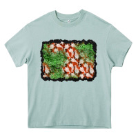 Halloween Ghost Background Heavy Core Tee | Teevron