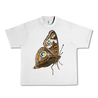 Lunar Rock Flying Common Buckeye Butterfly Urban Heavy Tee - LillyAllenDesigns
