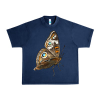 Navy Flying Common Buckeye Butterfly Urban Heavy Tee - LillyAllenDesigns
