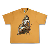 Peanut Butter Flying Common Buckeye Butterfly Urban Heavy Tee - LillyAllenDesigns