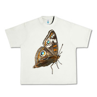 Pistachio Flying Common Buckeye Butterfly Urban Heavy Tee - LillyAllenDesigns