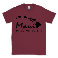 Burgundy maui hawaii Classic Tee - linhVisuals