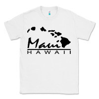 White maui hawaii Classic Tee - linhVisuals