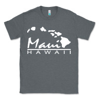 Charcoal Heather maui hawaii Classic Tee - linhVisuals