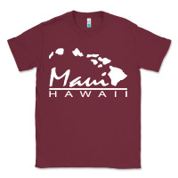 Burgundy maui hawaii Classic Tee - linhVisuals
