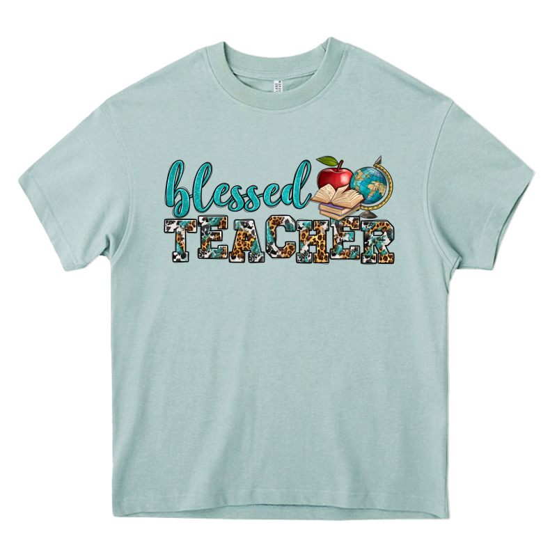 Blessed Teacher Heavy Core Tee by BundleAndBundleShop | Teevron