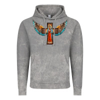 Cloud Rock our lady of guadalupe cross with wings Vintage Hoodie - BarkalooDesign
