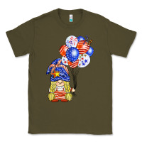 Army Green patriotic gnome balloon Classic Tee - BarkalooDesign