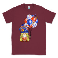 Burgundy patriotic gnome balloon Classic Tee - BarkalooDesign
