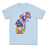 Dusty Blue patriotic gnome balloon Classic Tee - BarkalooDesign