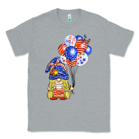 Heather Grey patriotic gnome balloon Classic Tee - BarkalooDesign