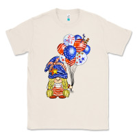 Natural patriotic gnome balloon Classic Tee - BarkalooDesign